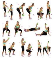 Цветная виниловая гиря Rising DB2174-8