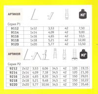 Двухсекционная лестница Virastar (Украина) 2х12 (9212)