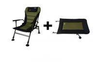 Кресло карповое Novator Comfort SR-2 + подставка Novator Pod-1   Comfort