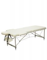 Массажный стол 2-х секционный HouseFit белый HY-2010-1.3