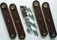 Комплект из 4 маятников пластиковый механизм качания люльки для новорожденного (Коричневый) 