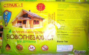 Антисептическая биоогнезащита для древесины "Страж-1" ХМББ-3324 (1кг) ― PanGospodar