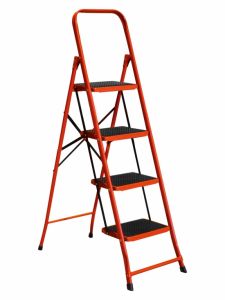 Стремянка стальная Forte LFD 131TB 4 ступени ― PanGospodar