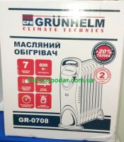 Масляный обогреватель Grunhelm GR-0708 mini