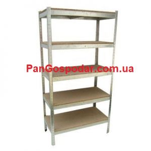 Стеллаж металлический оцинкованный 007 ― PanGospodar