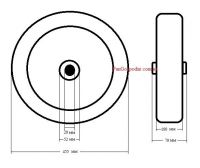 Тачка строительная по типу Атек одноколесная 