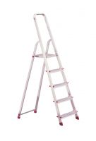 Стремянка алюминиевая бытовая 5 ступени KRAUSE