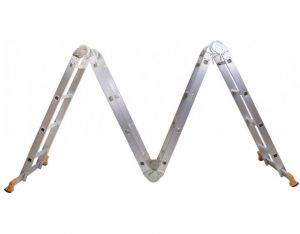 Лестница шарнирная алюминиевая Aloft MLA-44 4х4 ― PanGospodar