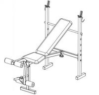 Cкамья под штангу HouseFit HG 2097