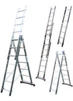 Трехсекционная лестница-стремянка KRAUSE Corda 3х10