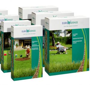 Газонная трава EuroGrass Classic 2,35 кг (Box) ― PanGospodar