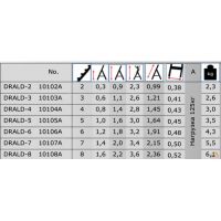 Стремянка алюминиевая DRABEST 6 ступени DRALD