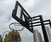 Стойка баскетбольная регулируемая мобильная SBA S003-20