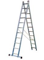 Двухсекционная лестница-стремянка бытовая 2х9 KRAUSE Corda