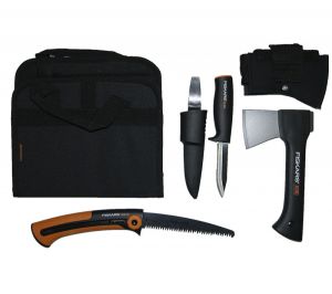 Набор FISKARS ТОПОР X5 + НОЖ K40 + ПИЛА SW73 (129012)  ― PanGospodar